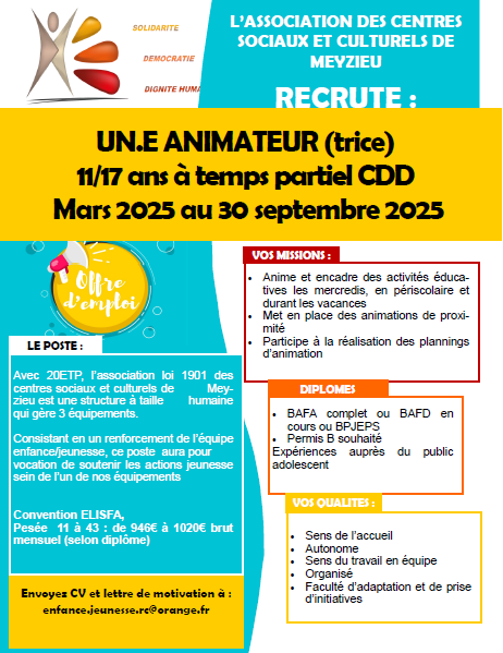 Image Annonce Animateur