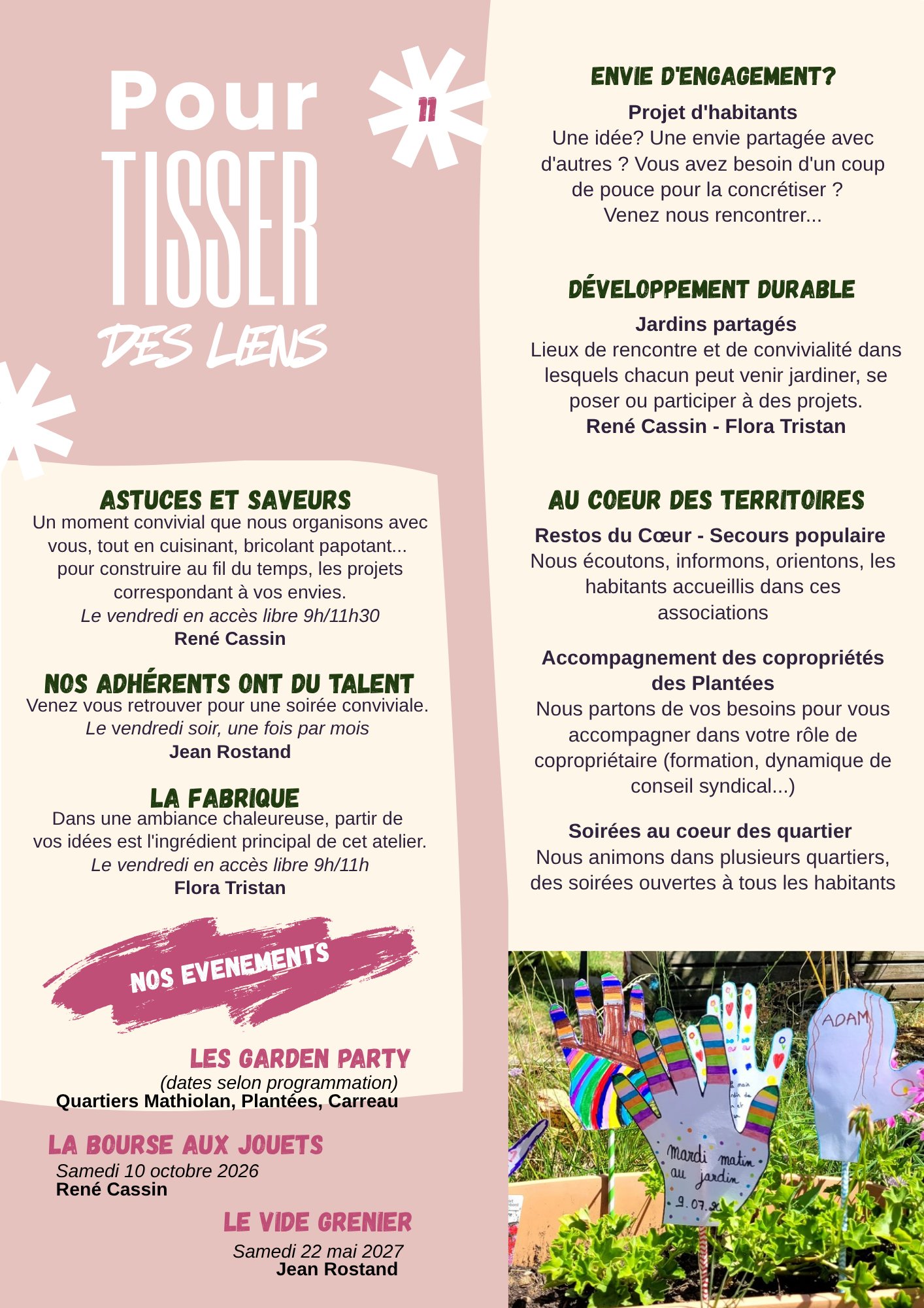tisser du liens plaquette 2026 2027